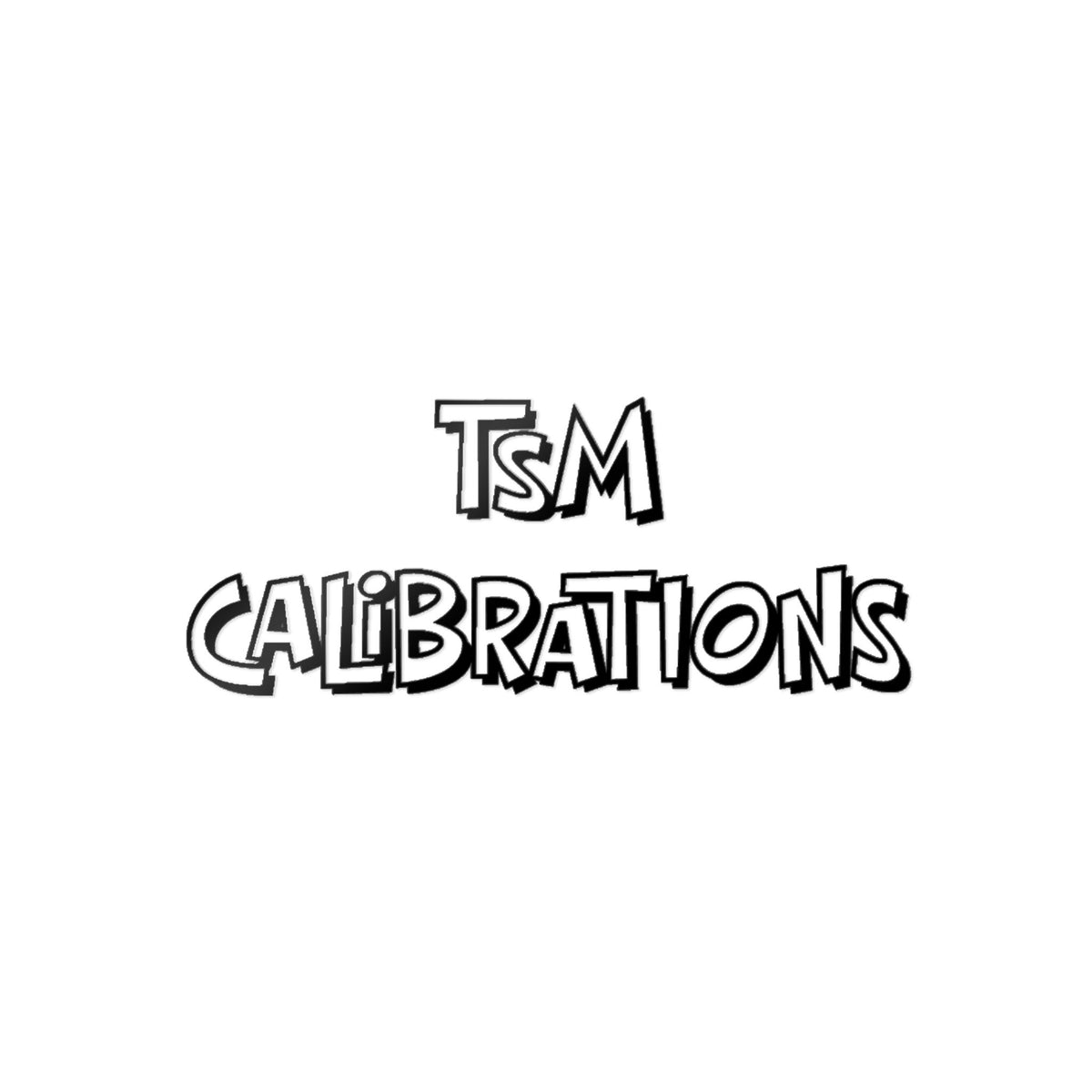 TSM Calibrations Die-Cut Sticker — Retro Bold Logo Sticker (DTF)