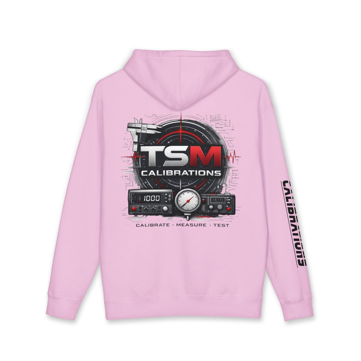 TSM Calibrations Hoodie — Technical Instrument Calibration Hooded Sweatshirt